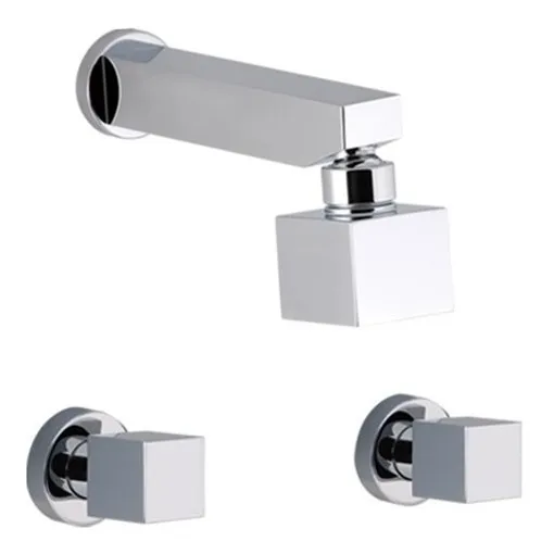 Grifería Doble Para Ducha Con Regadera Quadra Fp 32gdu820