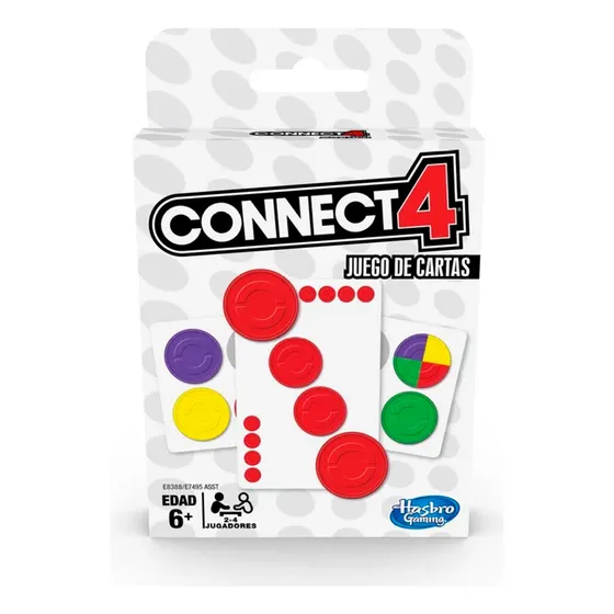 Juego De Cartas Connect 4 (travel Size) - Hasbro