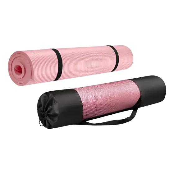 Mat Yoga Colchoneta Deporte 10mm + Correa + Bolso Transporte