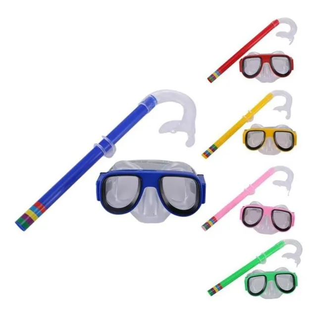 Juego De Mascara & Snorkel Para Bucear De Niños 3 A 8 Años 
