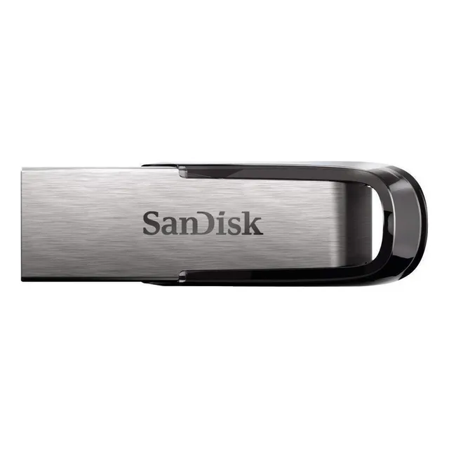 Pendrive SanDisk Ultra Flair 16GB 3.0 plateado y negro