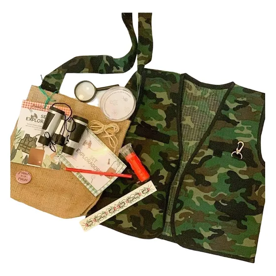 Kit Explorador Exploradores Con Chaleco Niños Infantil 