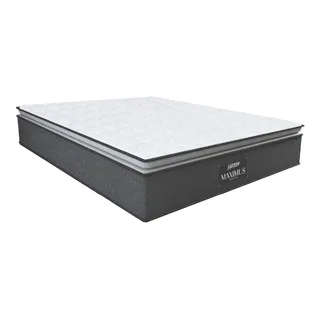 Colchão Casal Molas Ensacadas Pillow Top Maximus 138 X 188 X 28 Cm Gazin Cinza E Branco Suporta Até 120kg Por Pessoa Colchão Casal Molas Ensacadas Pillow Top Maximus 138 X 188 X 28 Cm Gazin Cinza E Branco Suporta Até 120kg Por Pessoa