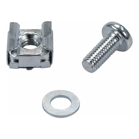 Kit Porca Gaiola Parafuso Para Rack M5 Kpp 100un Intelbras