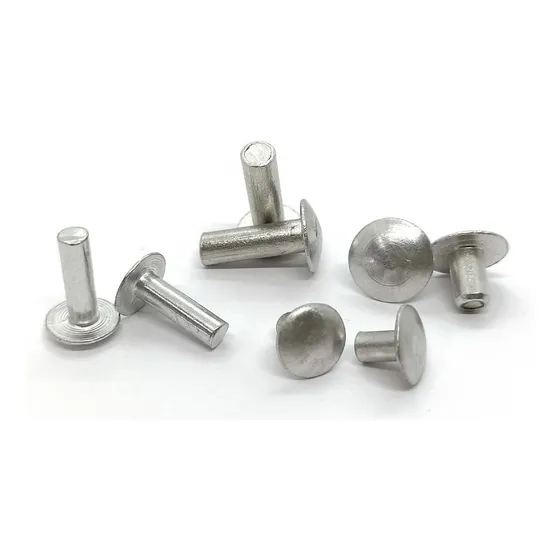 Rebite Maciço Cabeça Lentilha 1/4 X 1 1/2 Alumínio - 1 Kg