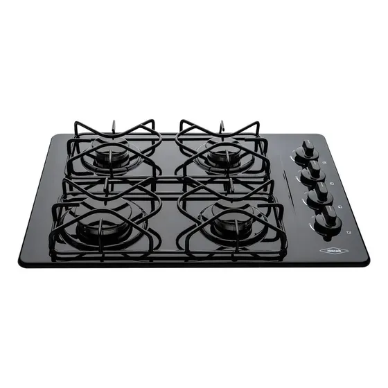 Estufa De Empotrar Esmaltada 60x43 Cm Gas Natural Haceb Color Negro