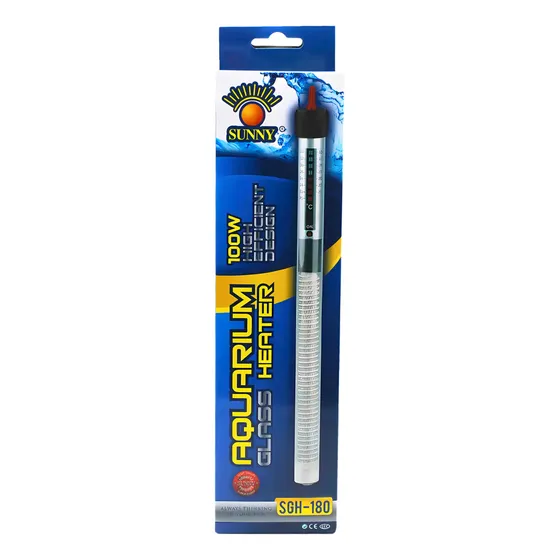Termostato Calentador Automático Sumergible Con Regulador Para Pecera | 100w | 40-100 Lts