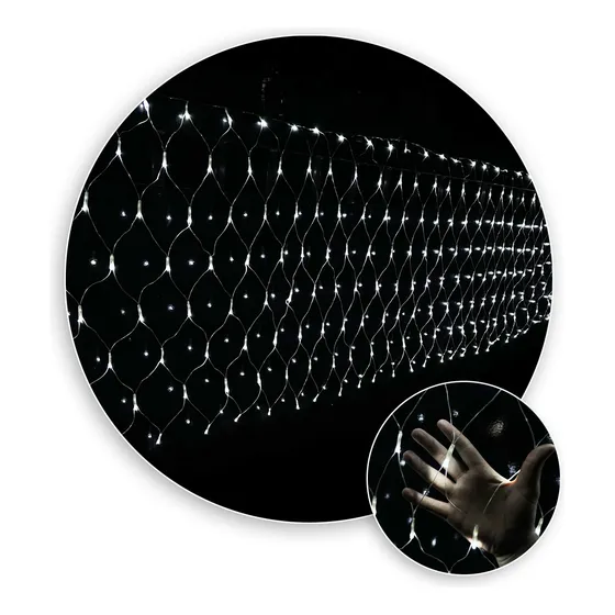 Luces Led Malla Blanca 240 Luces Navidad 4x1 Metros 2141