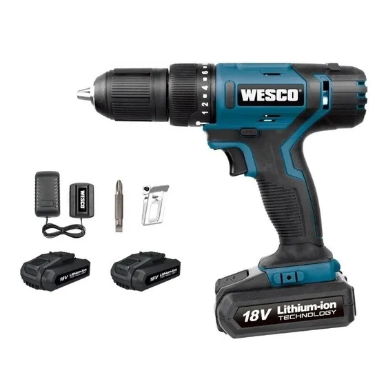 Taladro Percutor Inalámbrico 1/2'' 18v Wesco