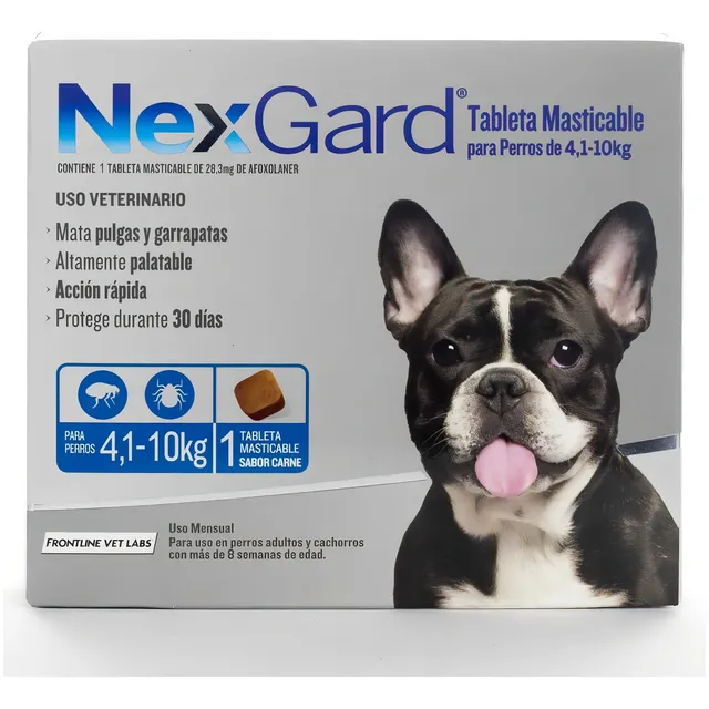 Antipulgas Antigarrapas Nexgard 4-10 Kg