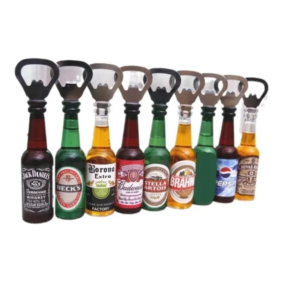 12 Destapadores Forma De Botella Por Mayor Surtidos