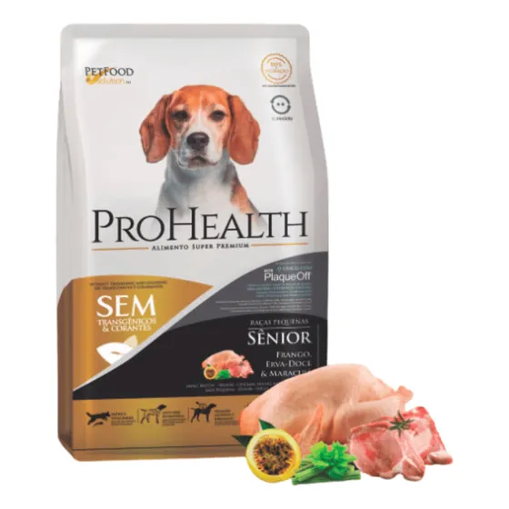 Pro Health Cães Raças Pequenas Sênior Frango E Frutas 2,5 Kg