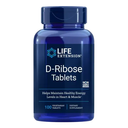 Tabletas De D-ribosa Supplement Life Extension, 100 Vtabs (p