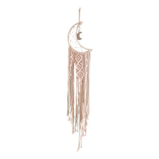 Atrapasueños De Macramé Forma Luna Decoración Regalo Atrapasueños De Macramé Forma Luna Decoración Regalo