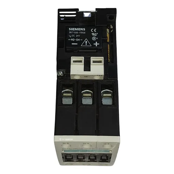 Contactor Siemens 3rt1036-1bb40 50a, 400vac Bobina 24vdc