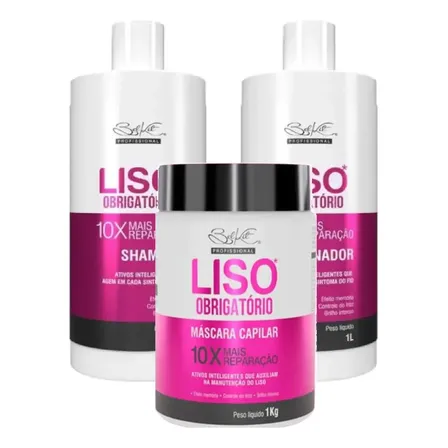 Kit Capilar Liso Obrigatório Belkit 3 Itens