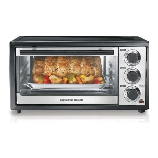 Horno de mesa eléctrico Hamilton Beach 31508 black 127V