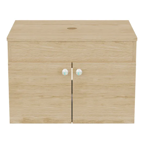 Mueble Para Lavamanos Rovere 60x42cm Flotantes Sin Lavamanos