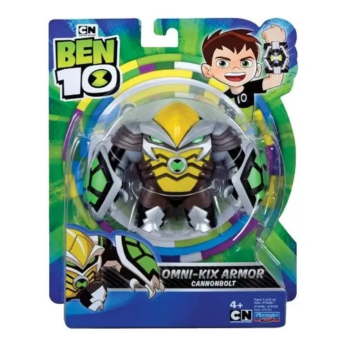 Boneco Ben 10 Armadura Omni Kix Bola De Canhao Sunny 1750 Cn