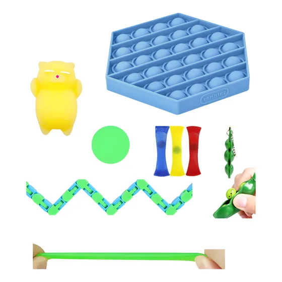 Juguete Sensorial Fidget Toy Pop It Antiestres