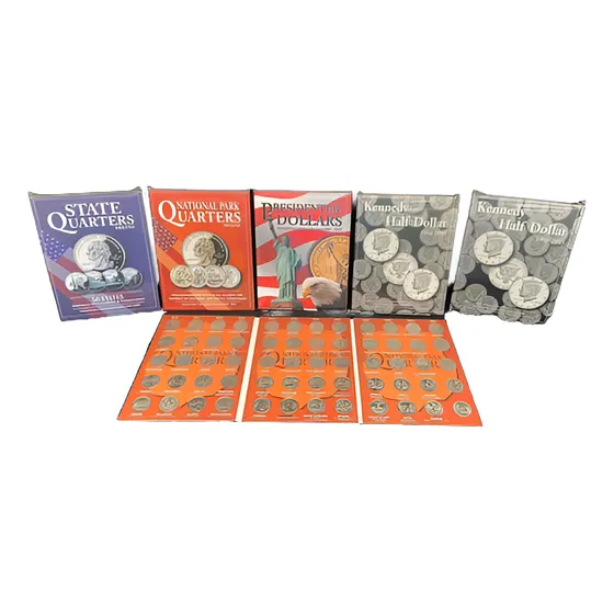 Álbum Para Monedas De Cuarto De Dólar 0.25 