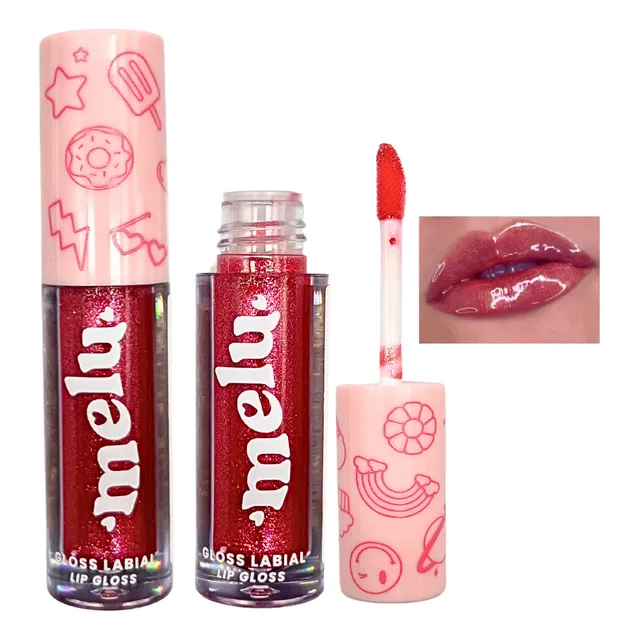 Gloss Labial Premium Maquiagem Labios - Melu By Ruby Rose