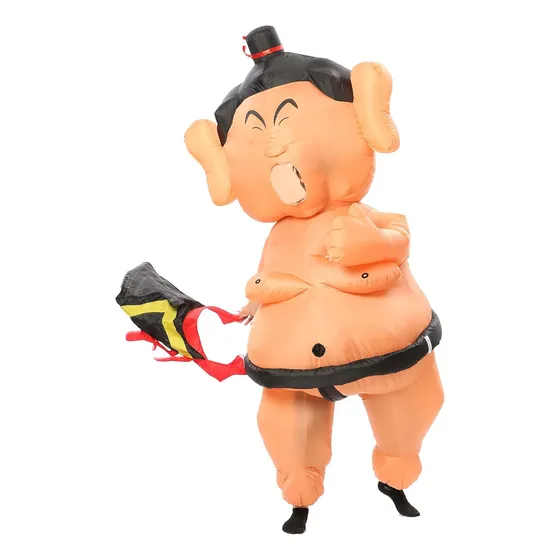 Goprime Disfraz Inflable Traje Gordo Sumo Mr Toyota