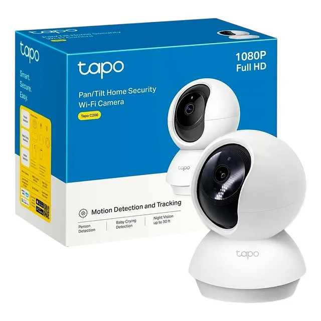 Cámara Tp-link Ip Robotica Para Interior Casa Tapo C200 1080