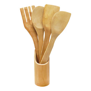 Set 4 Palas Utensilios De Cocina Cuchara Espatula De Bambu Set 4 Palas Utensilios De Cocina Cuchara Espatula De Bambu