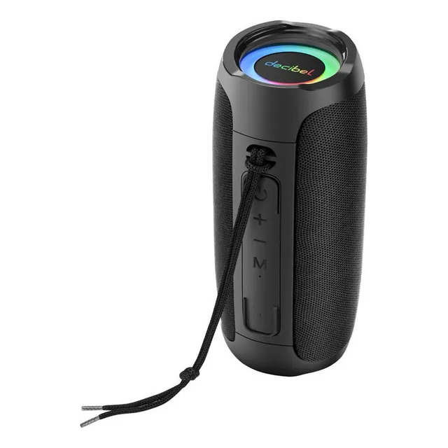 Parlante Bt Decibel Thunder 30w Ipx5 Fm Microsd Usb 9h Negro