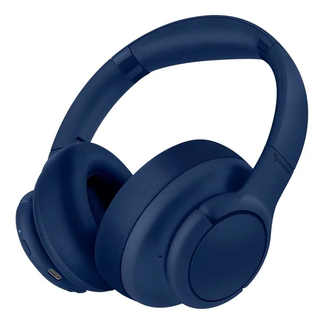 Audífonos Bluetooth Multipunto Con Extra Bass, Color Azul