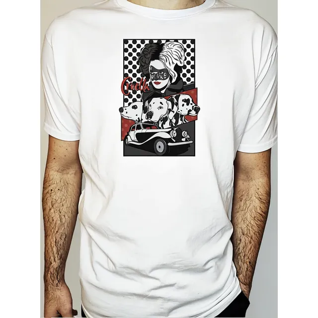 Remera Cruella De Vil - 101 Dalmatas Pelis Aesthetic Unisex