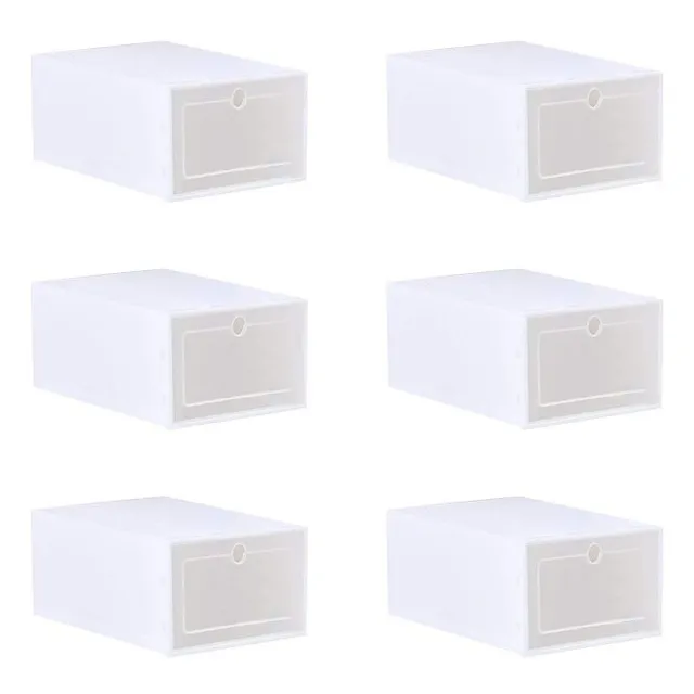 Set 6 Caja Para Zapatos Organizador Armarble Apilable Flippe