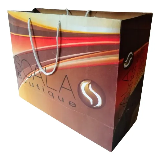 Bolsas De Papel Impresas Tipo Boutique 42x32x13 Pack De 1000