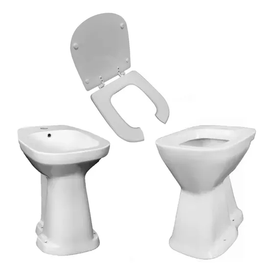 Baño Discapacitados Inodoro Tapa Bidet 3 Agujeros Cordenons