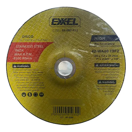 Disco Con Metal 7  X 0.045 X 7/8 Exxel