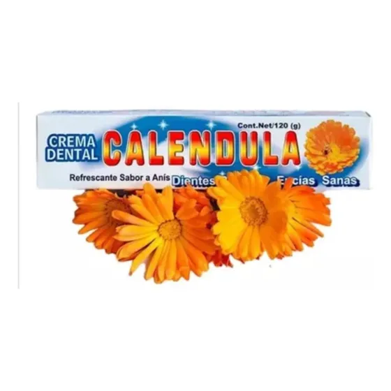 4 Crema Dental De Caléndula100%