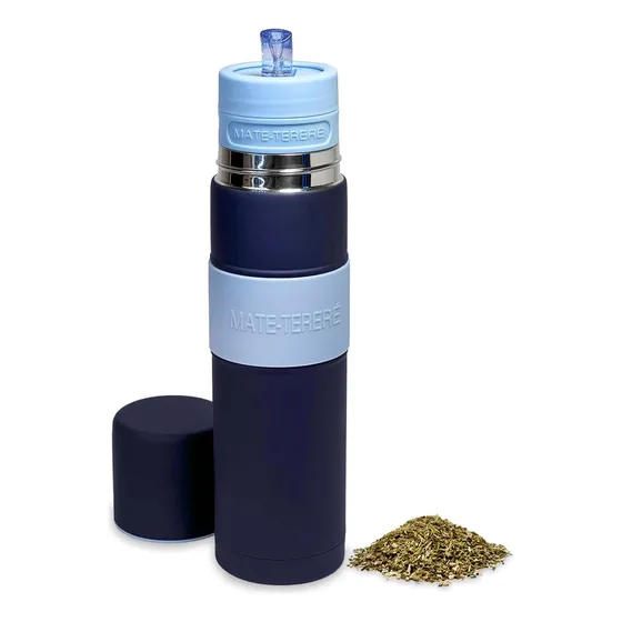 Termo Autocebante Mate Terere Listo Acero Inoxidable 750ml