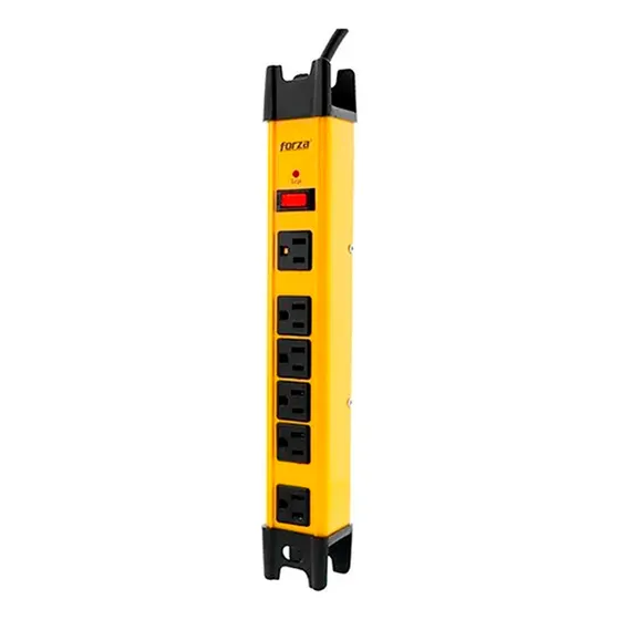 Forza Protector De Voltaje 2200w 110v/220v 6 Tomas (fsp-806)