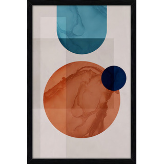 Quadro Decorativo Abstrato 75x50 Moderno Moldura Virtual 3d Cor Img07 Armação Preto Quadro Decorativo Abstrato 75x50 Moderno Moldura Virtual 3d Cor Img07 Armação Preto