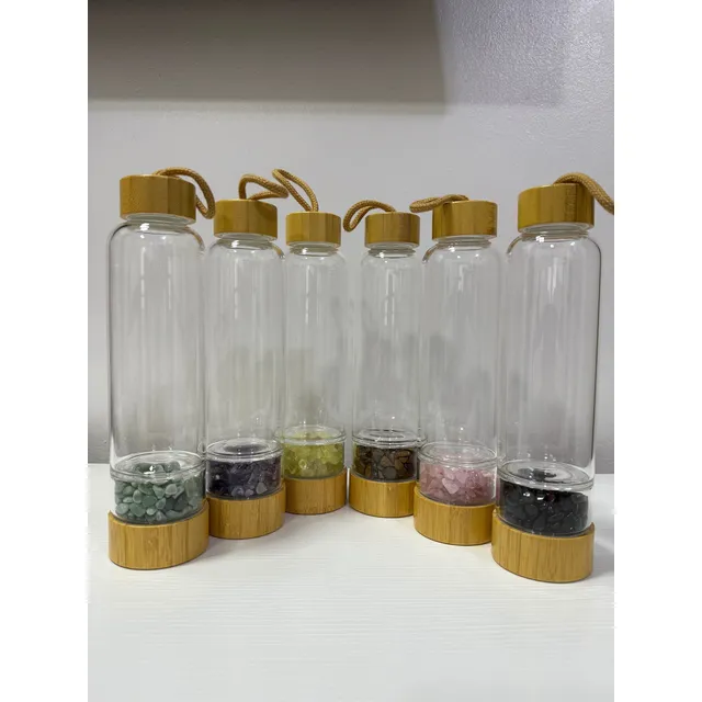 Termo Cristal Con Cuarzos Naturales