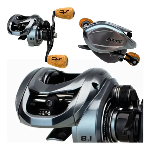 Carretilha Manivela Direita Vizel Carbon 12000 - Saint Plus Lado