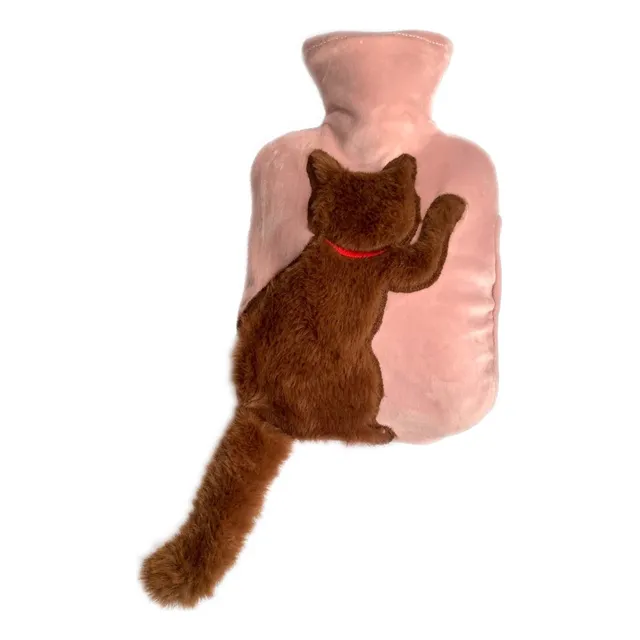 Pera Agua Anti Cólicos Menstruales Gato Bolsillo Rosa Terapy