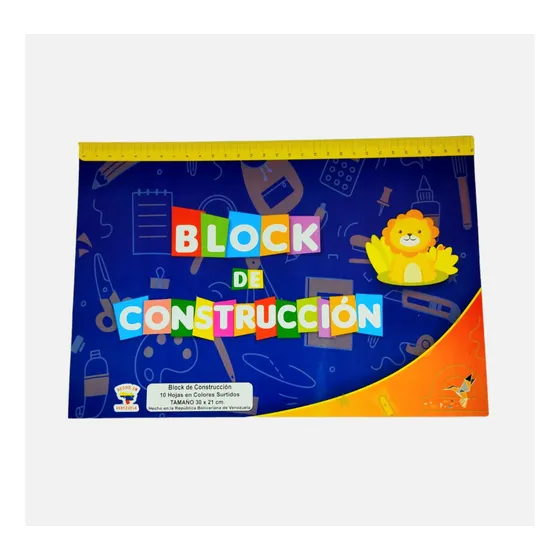 Block De Construcción Escolar 10 Hojas Bulto De 10 Unid