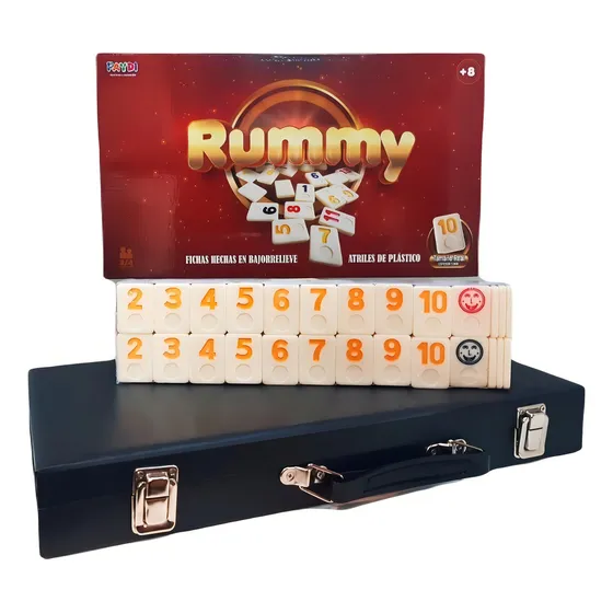 Maletin Rummy Fichas Talladas Faydi P3
