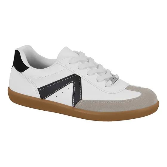 Tênis Básico Feminino Baixinho Macio Vizzano Recortes Casual