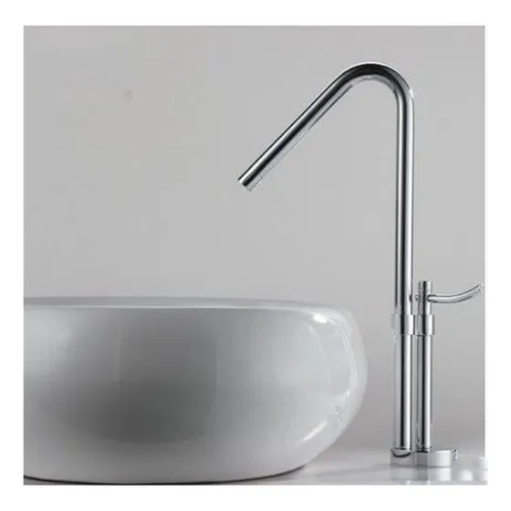 Grifo Cromado Para Lavabo Baño Una Sola Manija Mezclador Un
