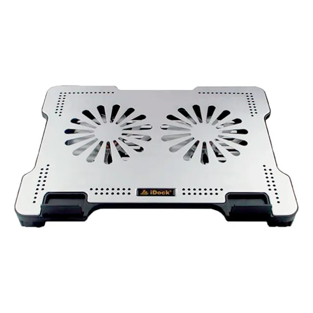 Cooler Idock 15.6  N10 Aluminio 2 Ventiladores Usb N10-2 