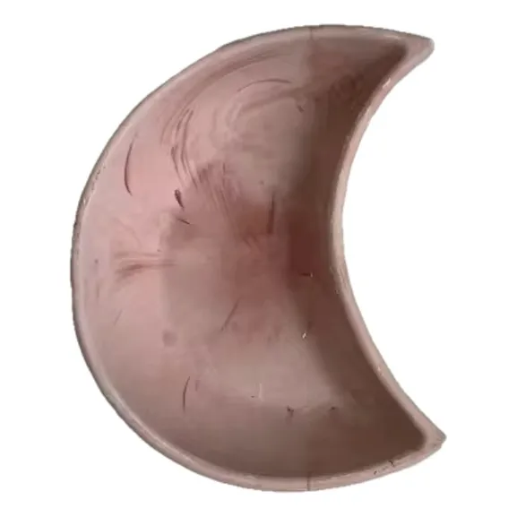 Molde De Silicona Para Resina O Yeso, Bandejita Media Luna