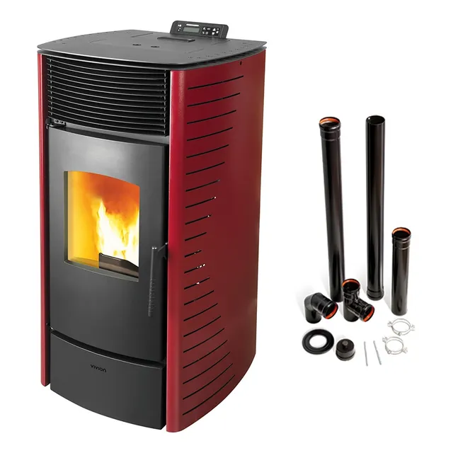 Vivion Haus Forte 7 Calefactor A Pellet 7kw Con Wifi
